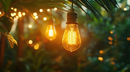 The Vintage Hanging Light Bulbs