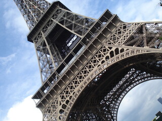 Foto parcial de la Torre Eiffel