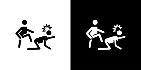 abandonment icon linear logo isolated