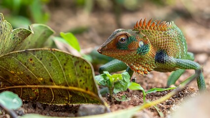 Lizard looking