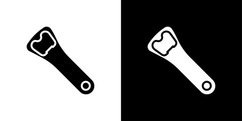 bottle opener icon linear logo isolated