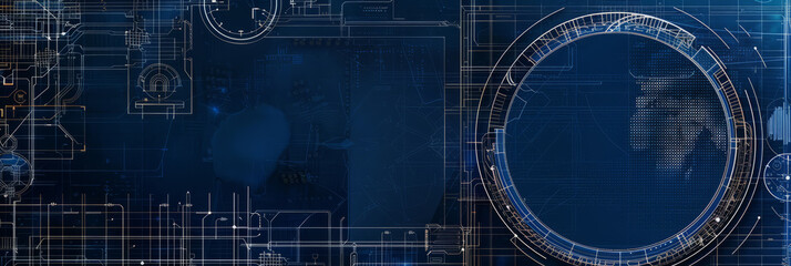 Obraz premium An elegant, tech-forward background with a subtle gradient from light grey to white that exudes simplicity and sophistication.