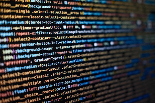 css code abstract technology background