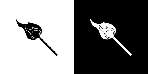 Matches icon linear logo isolated