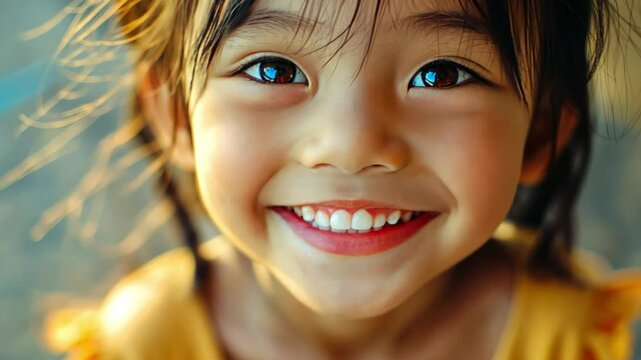 Joy through childlike wonder, with people smiling and experiencing the world with fresh eyes.