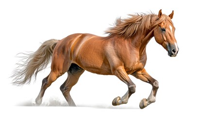 Obraz premium The Barb horse is a breed known for its muscular build, arched neck, and elegant appearance
