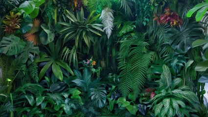 Fototapeta premium Spathiphyllum cannifolium concept, green abstract texture , natural background, tropical leaves. Green leaves pattern background,