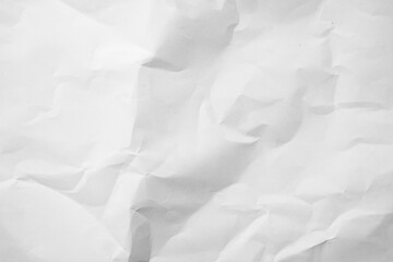 Obraz premium White Paper Texture background. Crumpled white paper abstract shape background with space paper for text