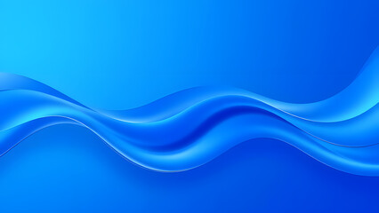 AI-generated beautiful abstract and minimalistic blue background