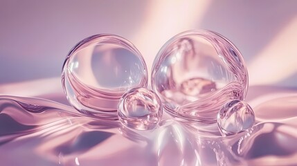 digital technology pink water drop bubble liquid poster background