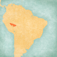 Map of Brazil - Acre