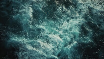 Fototapeta premium Beautiful Turquoise Sea Waves on the Beach Motion