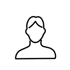 Male and female avatars icon