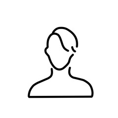 Male and female avatars icon