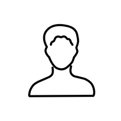 Male and female avatars icon