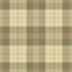 Oktoberfest check texture tartan, checkered textile fabric pattern. Victorian seamless background vector plaid in light and yellow colors.
