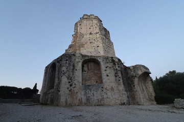 La tour Magne, ville de Nîmes, département du Gard, France