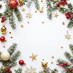 Christmas Greeting Card Design For Social Media, Generative AI