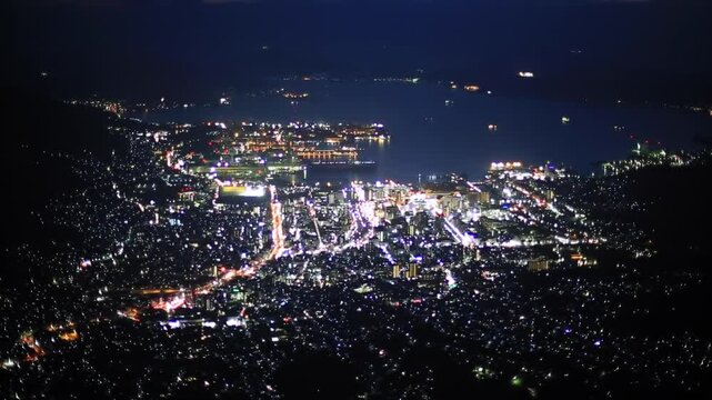 灰ヶ峰より呉の夜景