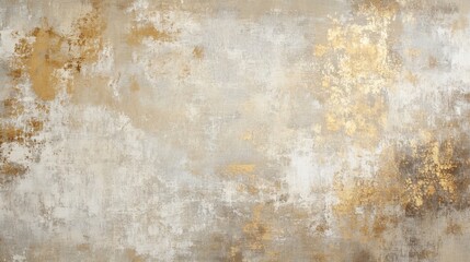 Neutral linen-like boho wallpaper with gold accents vintage background