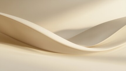 Obraz premium A soft, flowing fabric in warm tones, creating a serene and elegant visual effect.