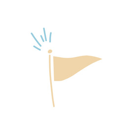 Vector Flag and Banner Icon