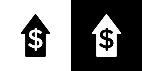 Expensive icon linear logo isolated