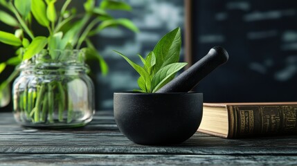 The Mortar and Pestle Scene