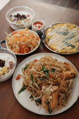 A table of delicious Southeast Asian specialties