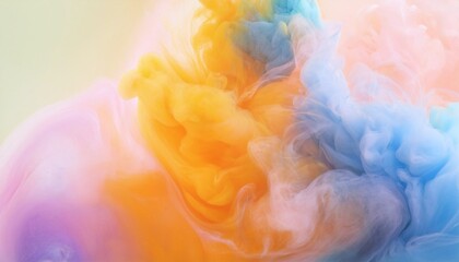 Pastel Color Smoke Effect Background