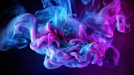 Fototapeta premium Gorgeous Blue purple abstract background, luxury colored smoke