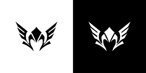 valkyrie icon linear logo isolated