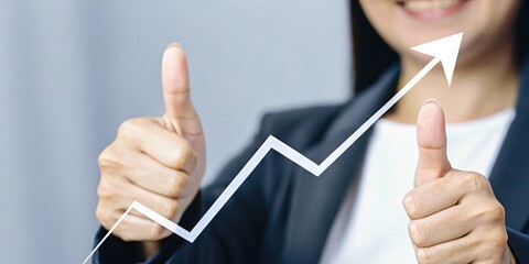  Shot of business showing success.