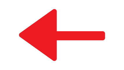 red left arrow sign