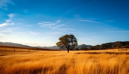 Fototapeta premium Isolated tree in the field