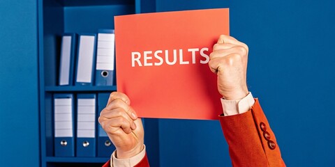  Shot of business showing success.