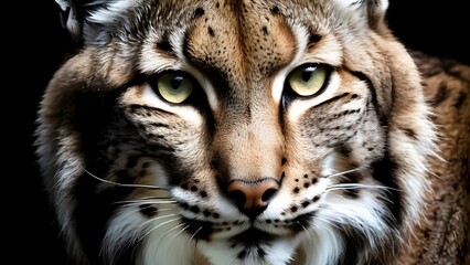 Obraz premium Portrait of a lynx
