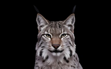 Fototapeta premium Portrait of a lynx