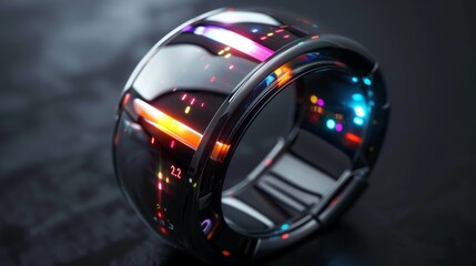 Stylish Next-Gen Smartwatch with Flexible Display