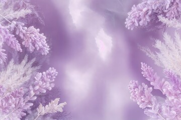 Fototapeta premium Elegant Light Airy Lavender Abstract Background with Calming Textures and Reflections for Stylish Product Displays
