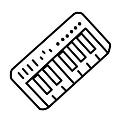 Musical instruments sketch illustration