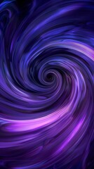 Obraz premium A captivating abstract image featuring swirling purple and blue colors, creating a dynamic and mesmerizing visual effect.