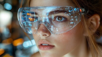 Advanced Augmented Reality Visor with Holographic Interface