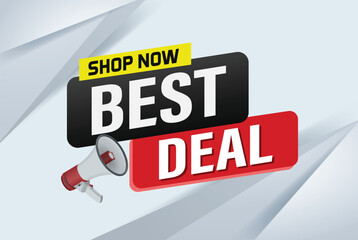 best deal offer poster banner graphic design icon logo sign symbol social media website coupon

