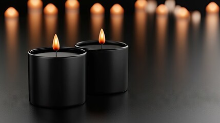 Dynamic 3D illustration of an oil barrel with a candlestick chart reflecting stock trading on a sleek black backdrop