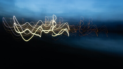 lightning in the sky