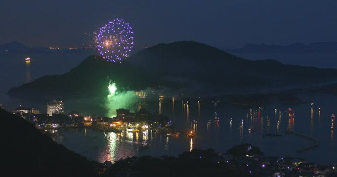 福山鞆の浦弁天島花火大会