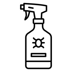 Illustration of Pesticide Line Icon