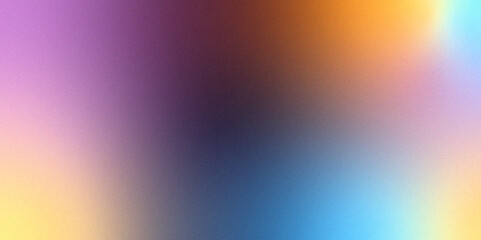 Abstract gradient multicolor and light colorful background, gradient background with grainy texture, Smooth transitions of iridescent colors, Blurred colored abstract background.	