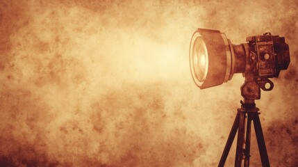 gradient stripes with retro projector effect, soft sepia tones, smooth transitions, digital art, vintage look, nostalgic atmosphere